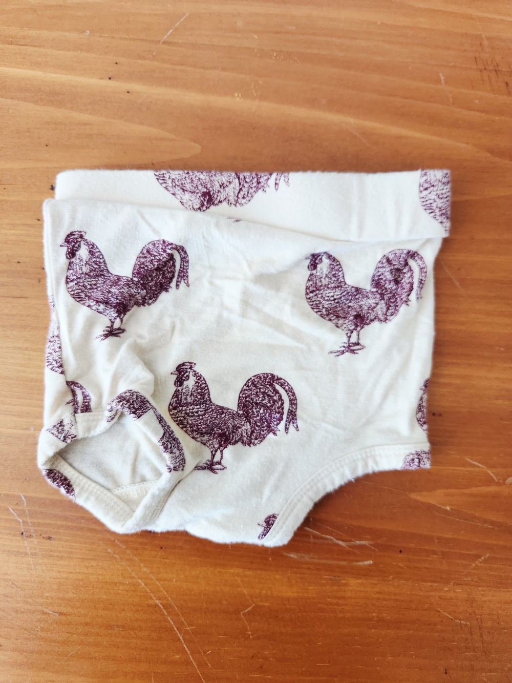 kate quinn 3-6 Month Bamboo Rooster Print Bloomers